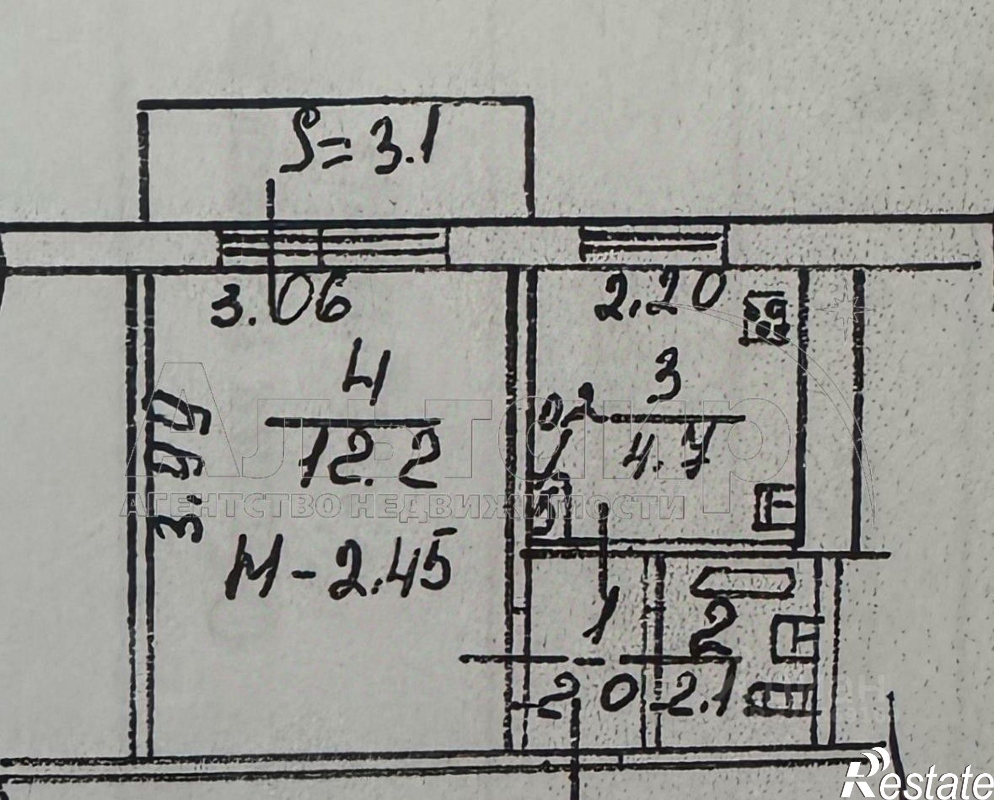 Купить квартиру за 2 500 000 рублей на Орбитальная улица, 66 к1