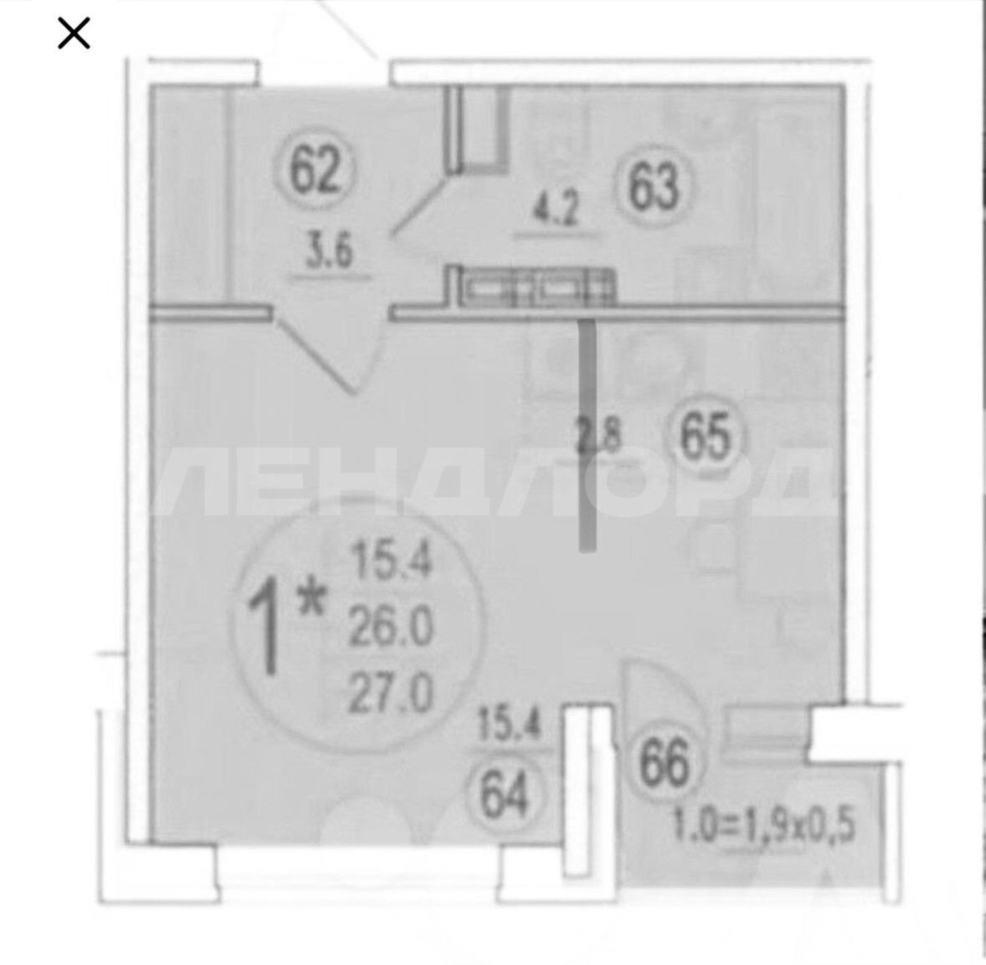 Купить квартиру за 4 300 000 рублей на переулок Чаленко, 9с2