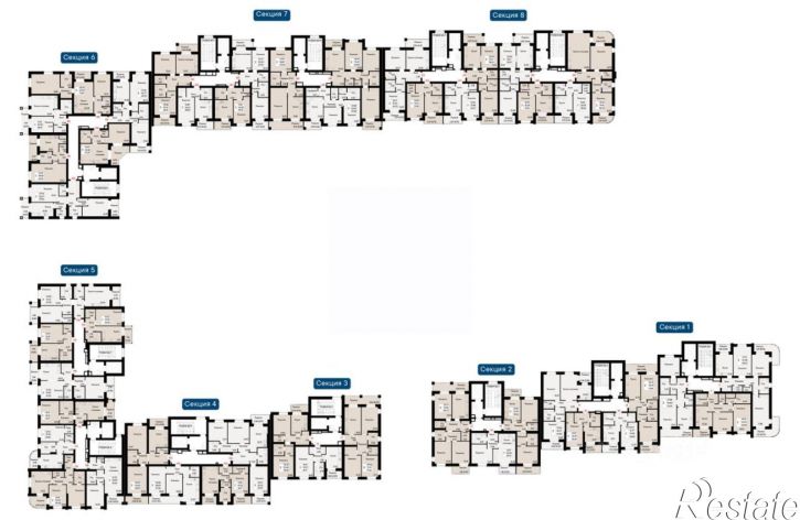 3-комн квартира в новом доме Бориславский переулок