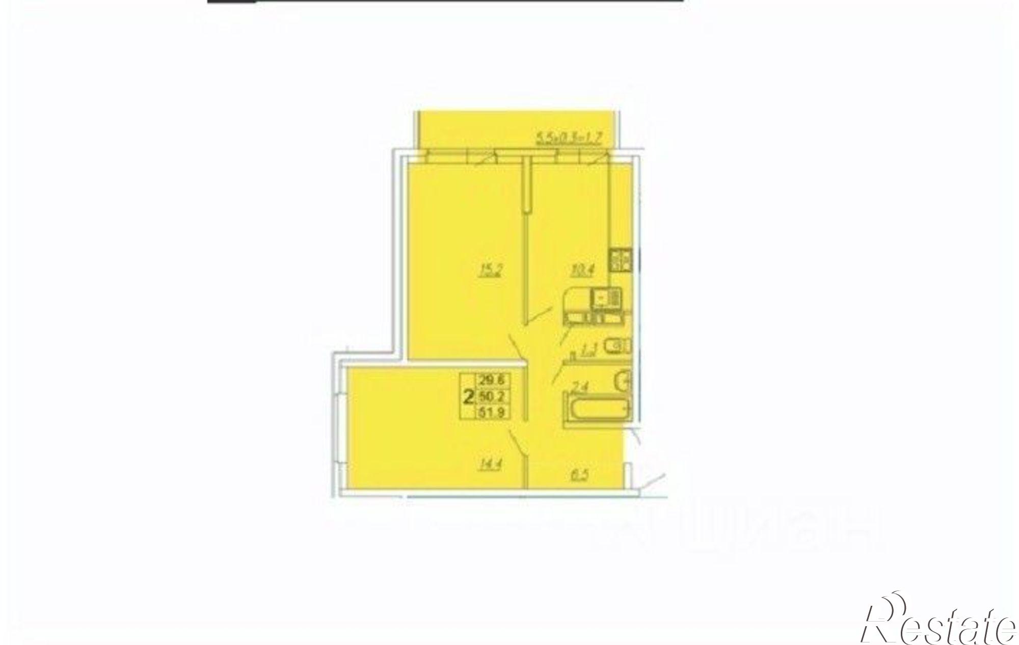 Купить квартиру за 5 800 000 рублей на улица Нансена, 83 с3