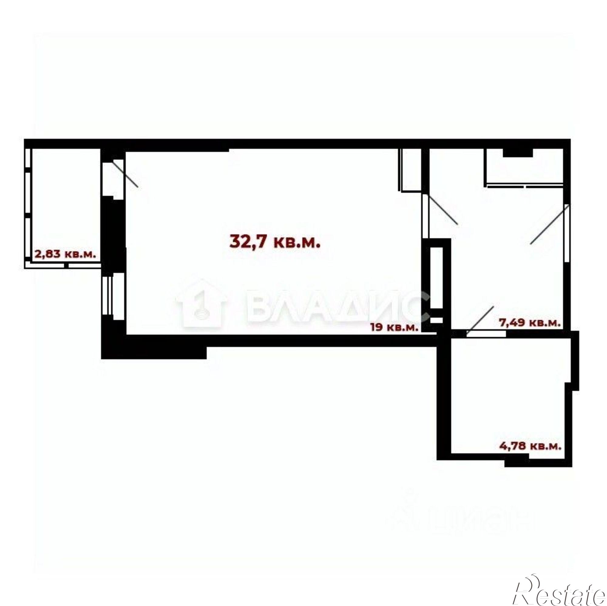 Купить квартиру за 6 400 000 рублей на Ворошиловский пр-кт, 82/4