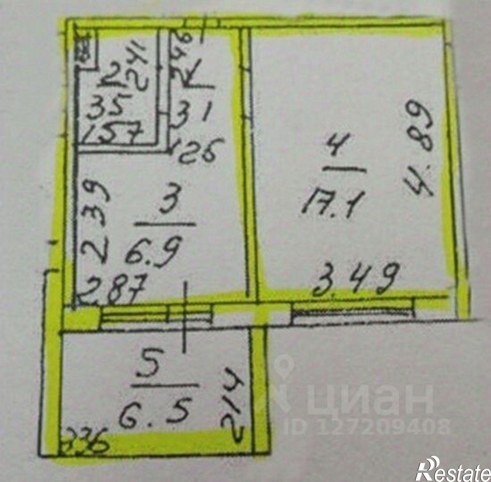Купить квартиру за 6 000 000 рублей на улица Ерёменко, 50
