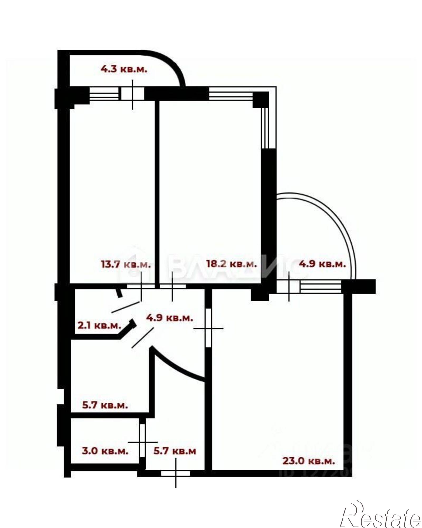 Купить квартиру за 11 250 000 рублей на улица Максима Горького, 15