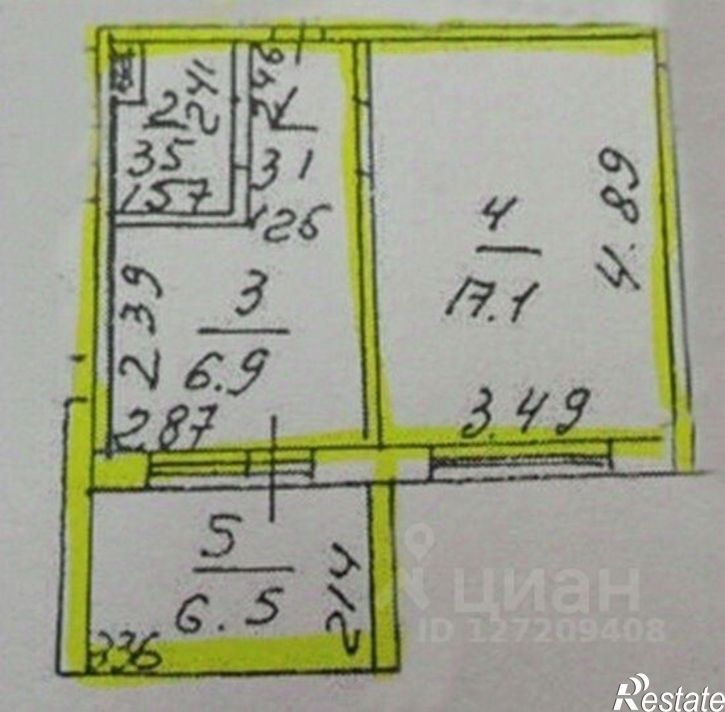 1-комн квартира улица Ерёменко, 50,  д. 50