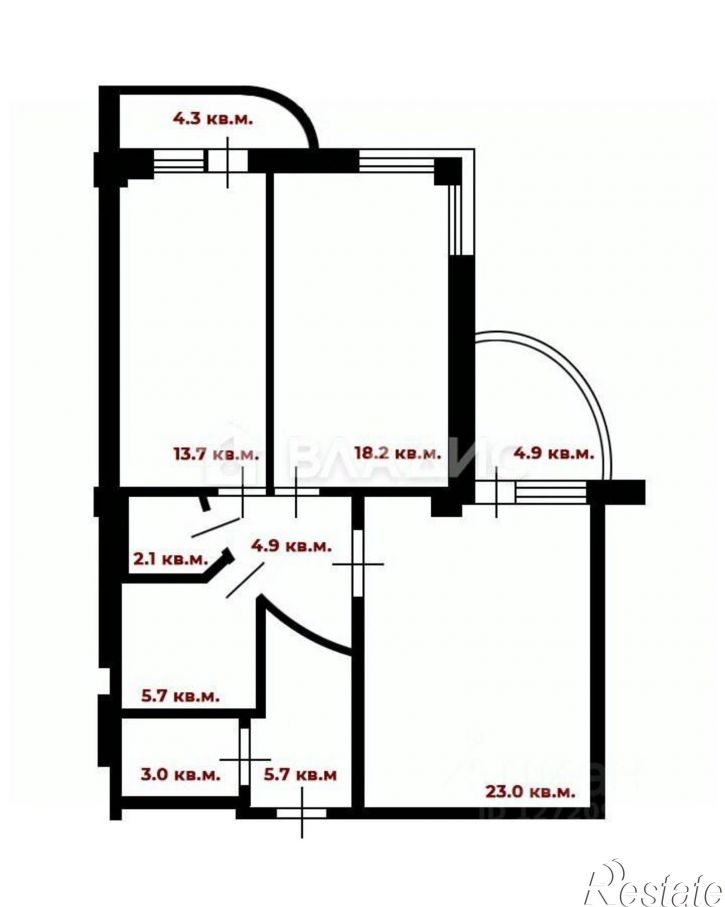 2-комн квартира улица Максима Горького, 15,  д. 15
