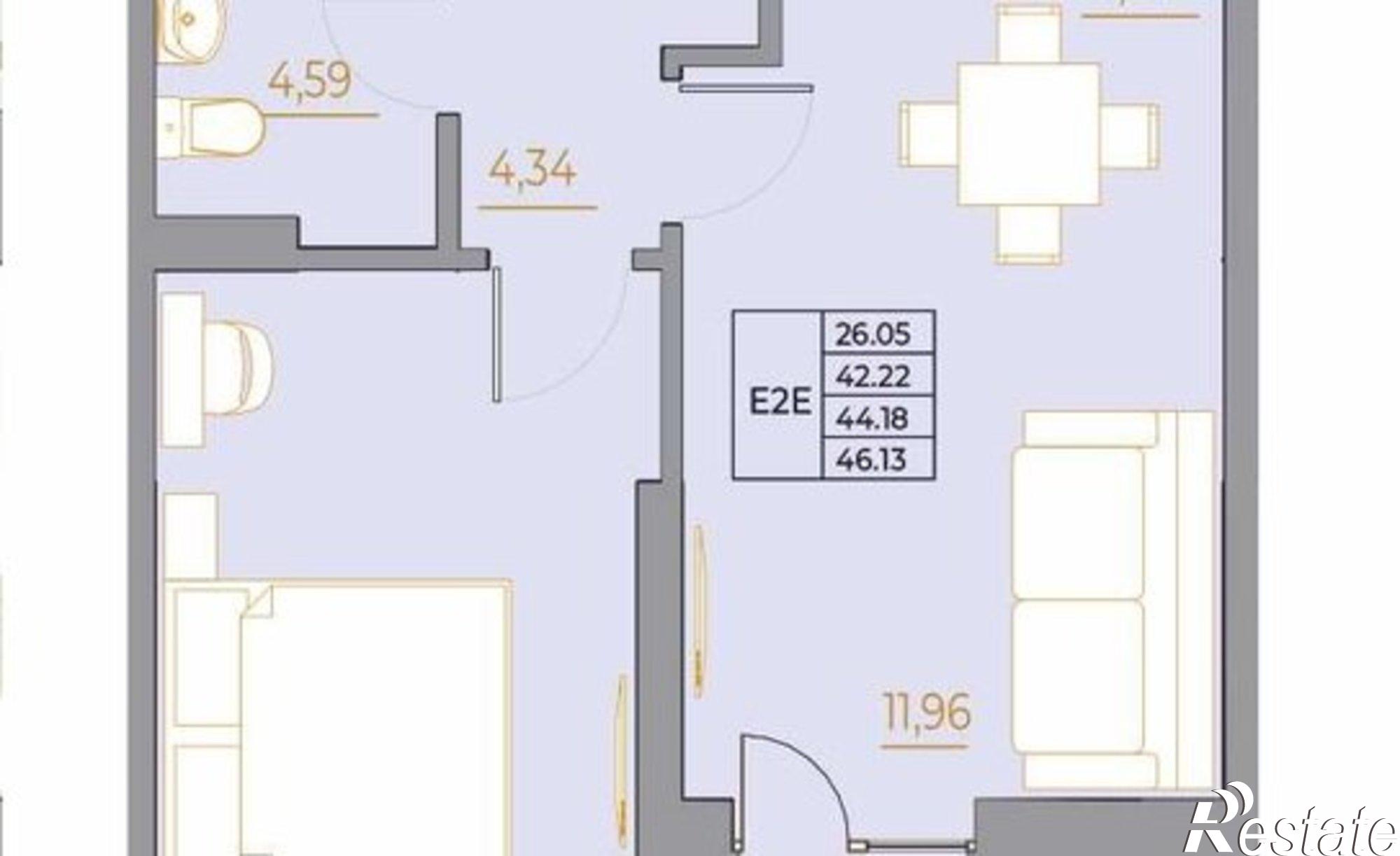 Купить квартиру за 6 850 300 рублей на Тибетская улица, 1В с3