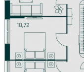 3-комн, 60 кв м, этаж 3/25 ул Малиновского, 33/89