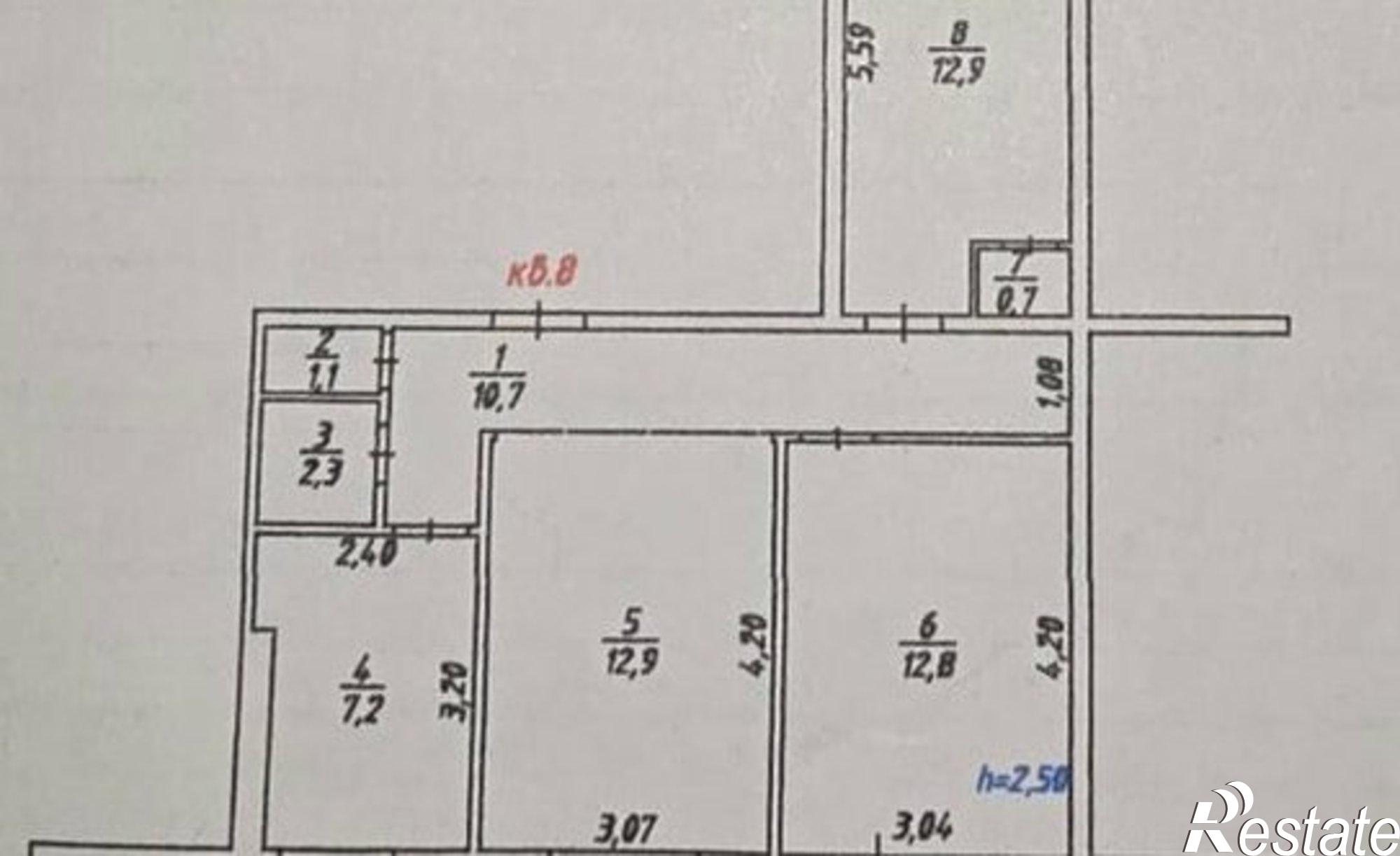 Купить квартиру за 5 900 000 рублей на улица Туполева, 9