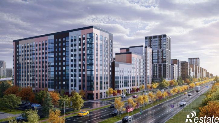 1-комн квартира в новом доме Берберовская улица