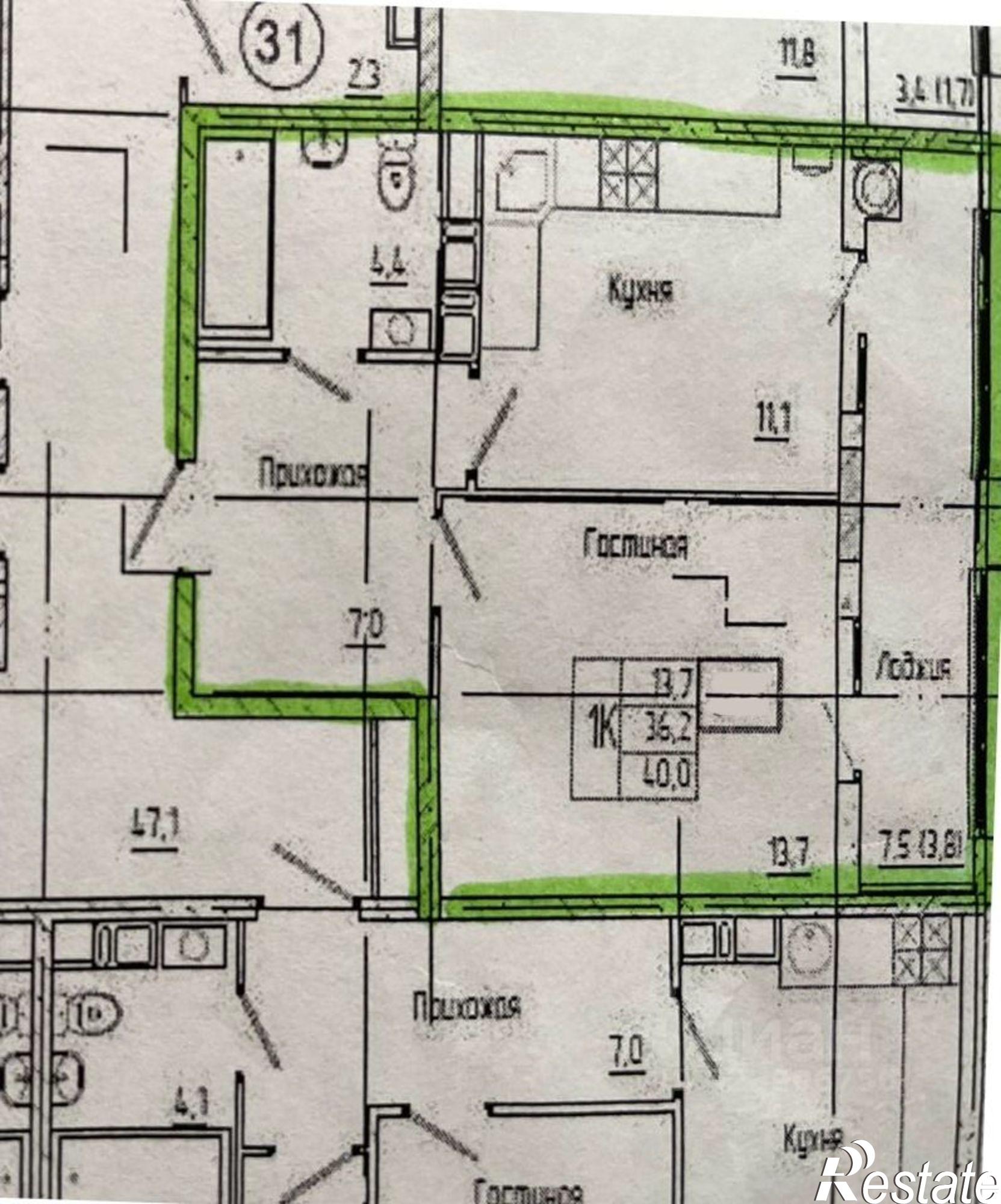 Купить квартиру за 4 999 000 рублей на пр-кт Шолохова, 270 1
