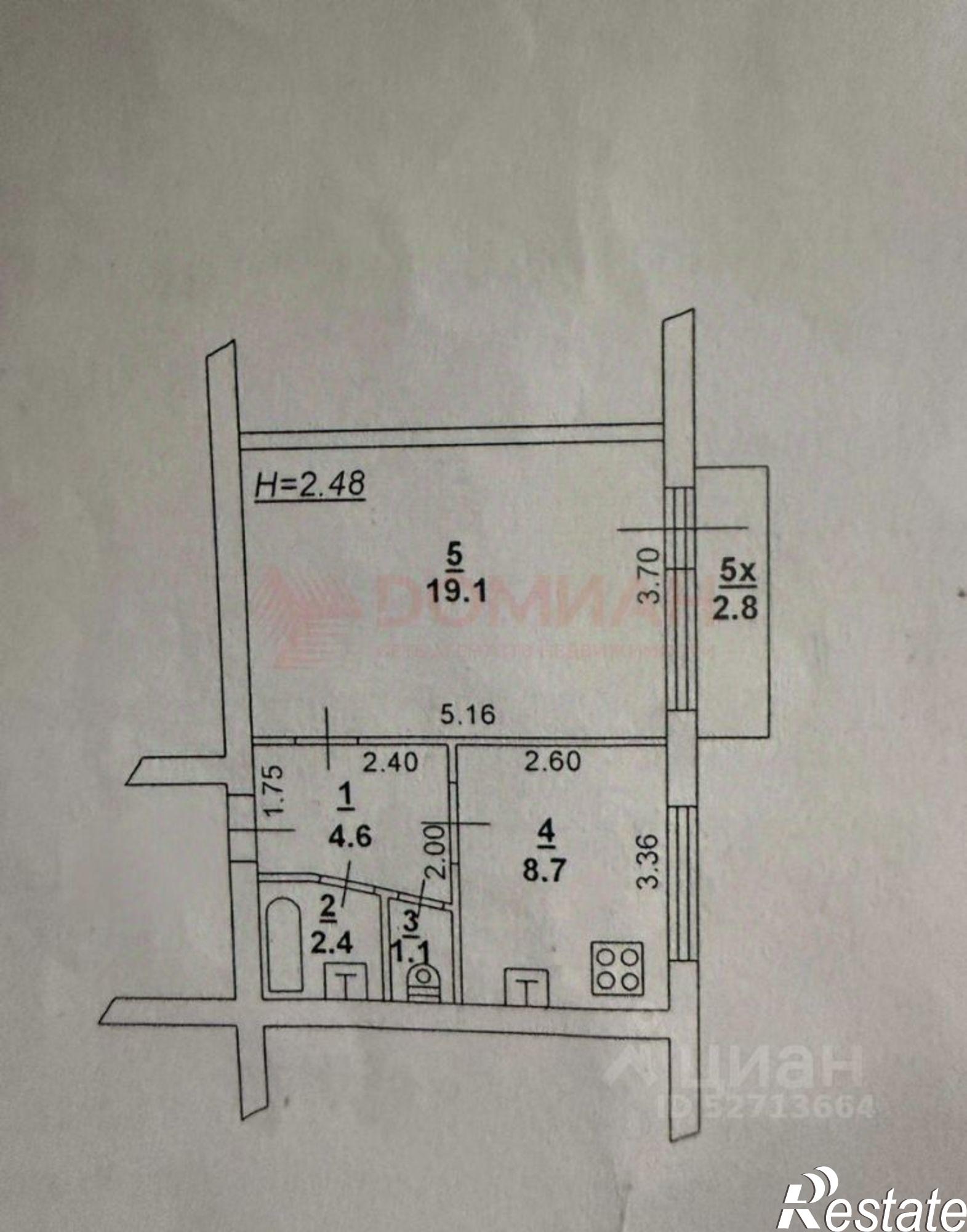 Купить квартиру за 3 860 000 рублей на улица Тимошенко, 22