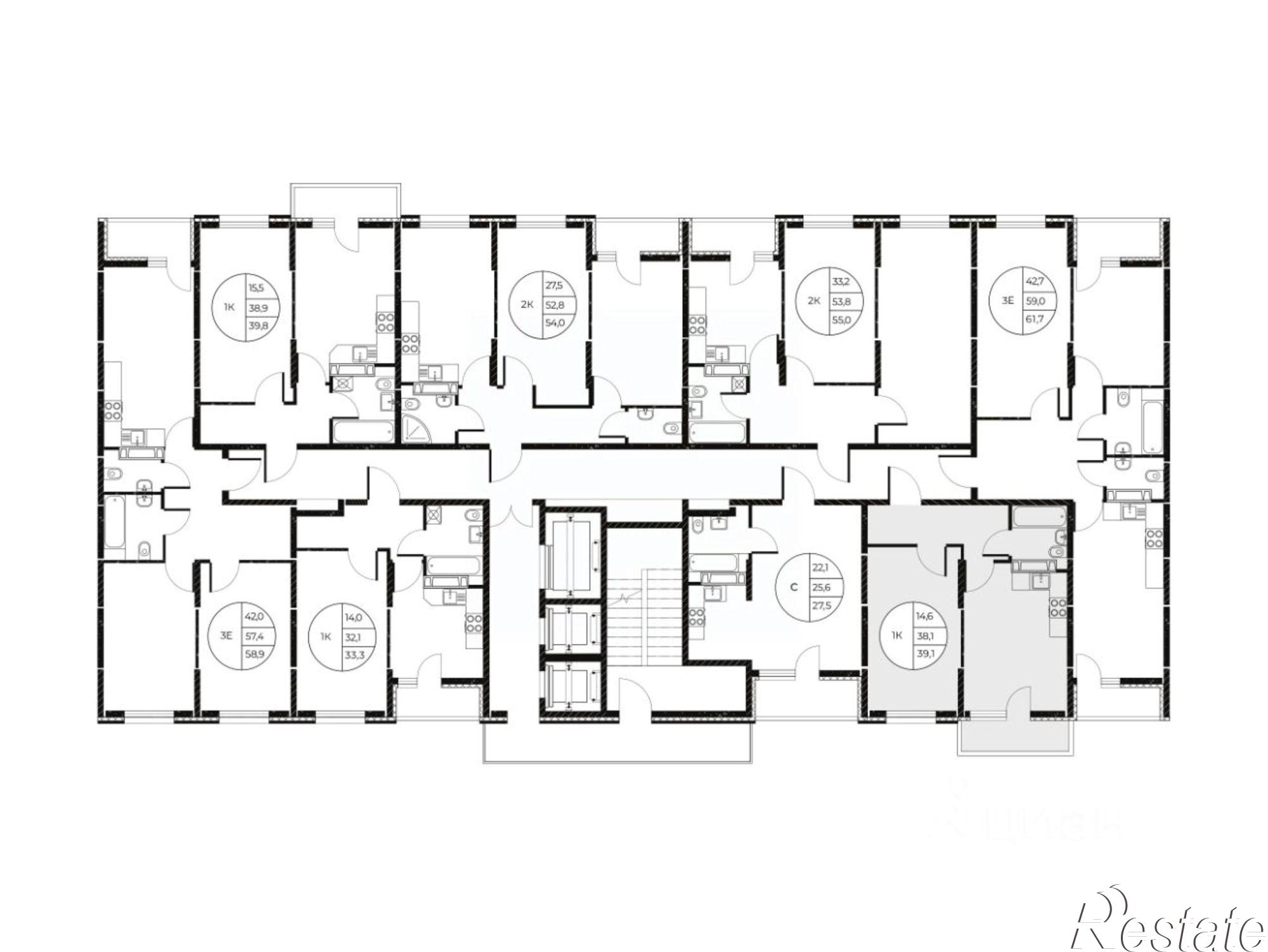 Купить квартиру за 6 718 940 рублей на Театральный проспект, 62Б