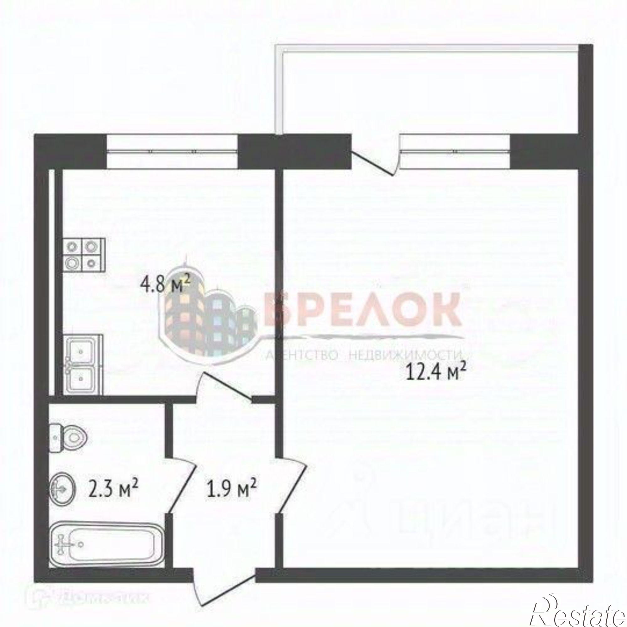 Купить квартиру за 2 830 000 рублей на Вятская улица, 112/2
