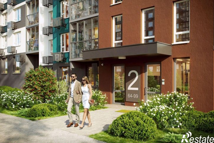 1-комн квартира в новом доме проспект Солженицына