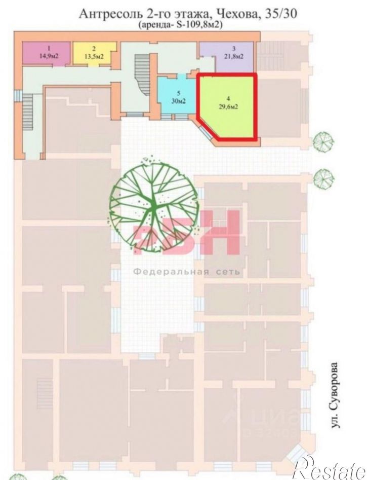 Офис проспект Чехова, 35/30,  д. 35/30
