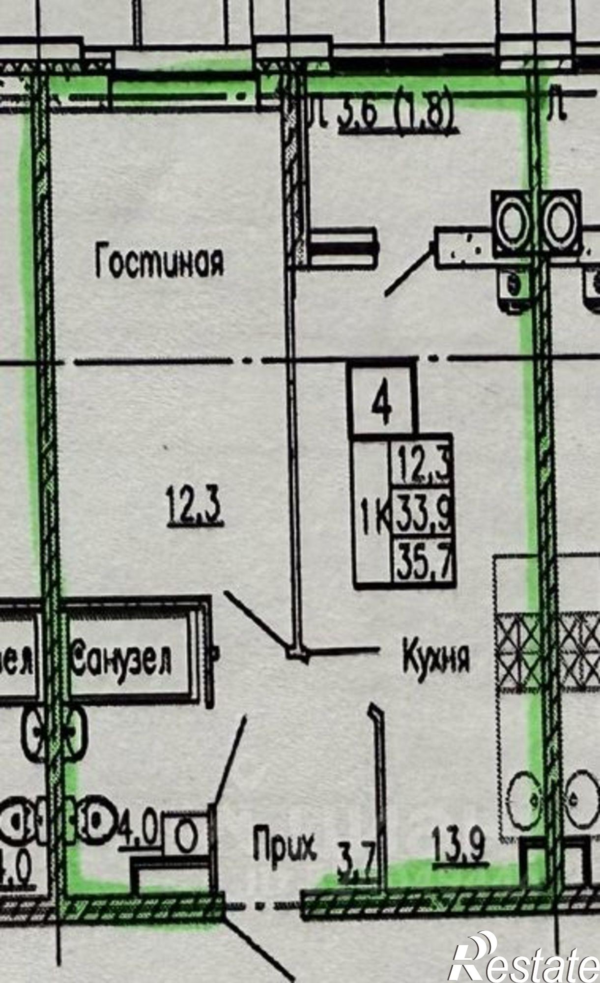 Купить квартиру за 5 000 000 рублей на улица Бориса Слюсаря, 23 с2
