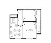 2-комн, 59 кв м, этаж 13/19 улица Назарько, 4