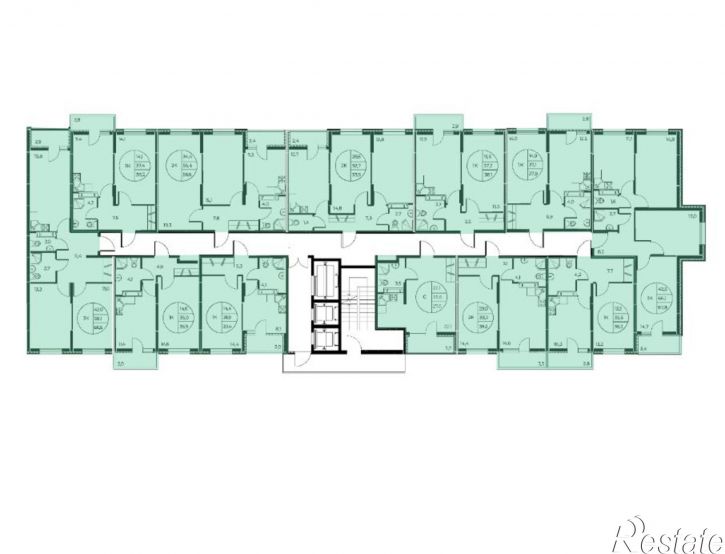 2-комн квартира в новом доме Театральный пр-кт, 62,  д. 62