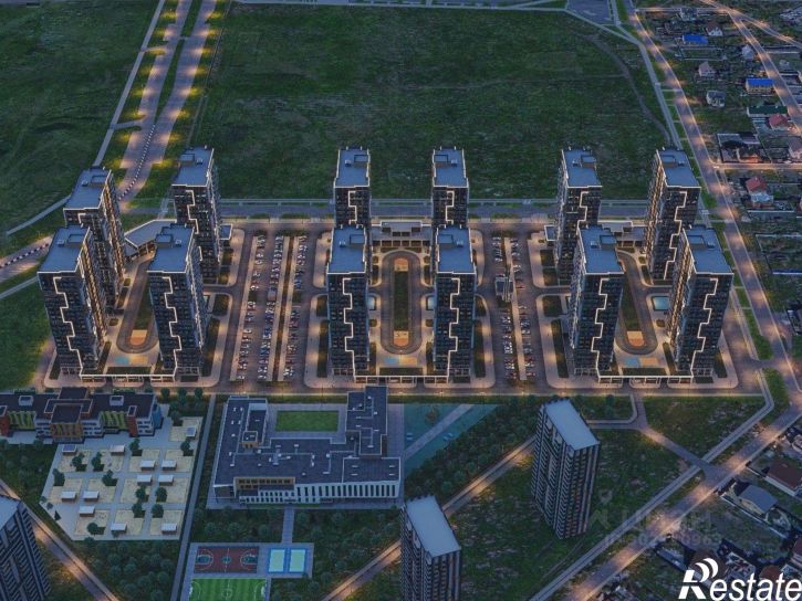 2-комн квартира в новом доме улица Назарько, 4,  д. 4