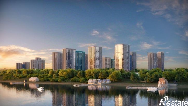 1-комн квартира в новом доме Левобережная улица, 6/1 с1,  д. 6/1 с1