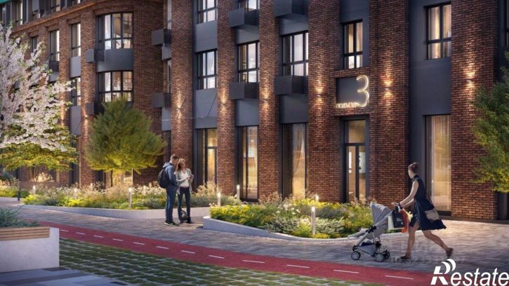 1-комн квартира в новом доме Левобережная улица