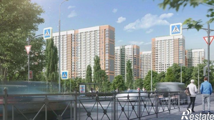 1-комн квартира в новом доме улица Нансена, 107/5,  д. 107/5