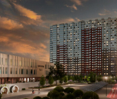 2-комн, 55 кв м, этаж 25/25 улица Малиновского, 33/1