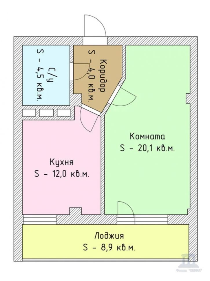1-комн квартира ул. 23 Линия, 6а