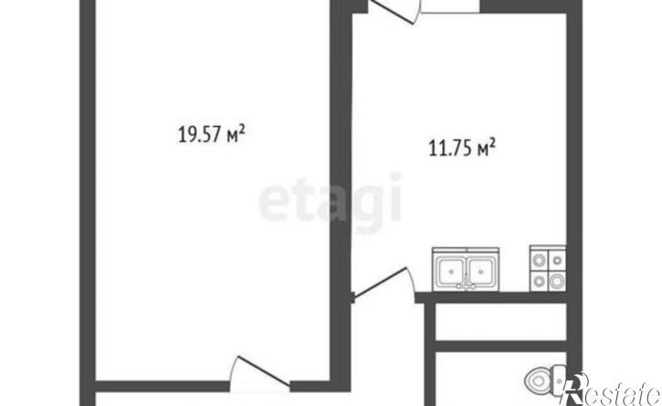 1-комн квартира 1-й Кольский пер, 49,  д. 49