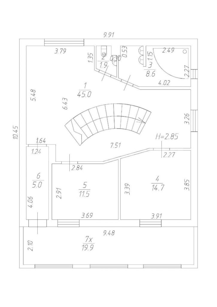 Коттедж/дом улица 34-я Линия