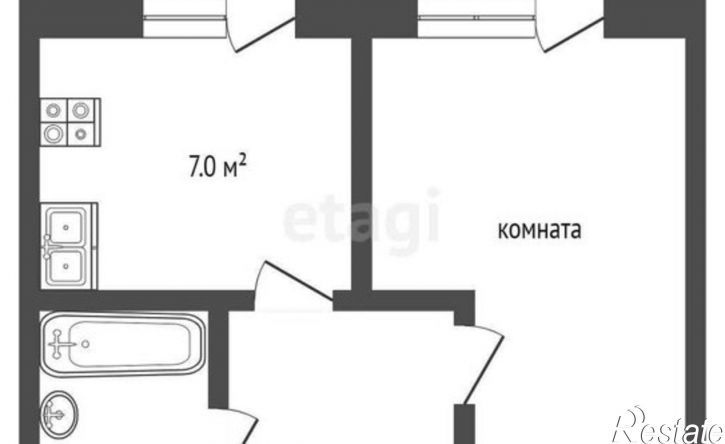 1-комн квартира Орбитальная улица, 78 к2,  д. 78 к2