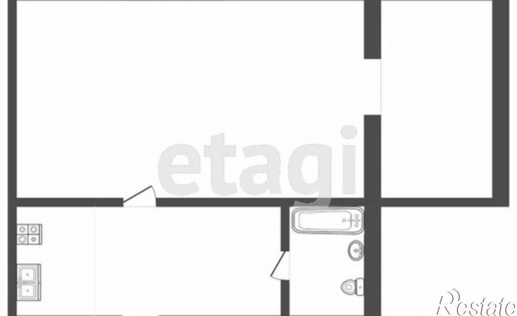 1-комн квартира Казахская улица, 89/2,  д. 89/2