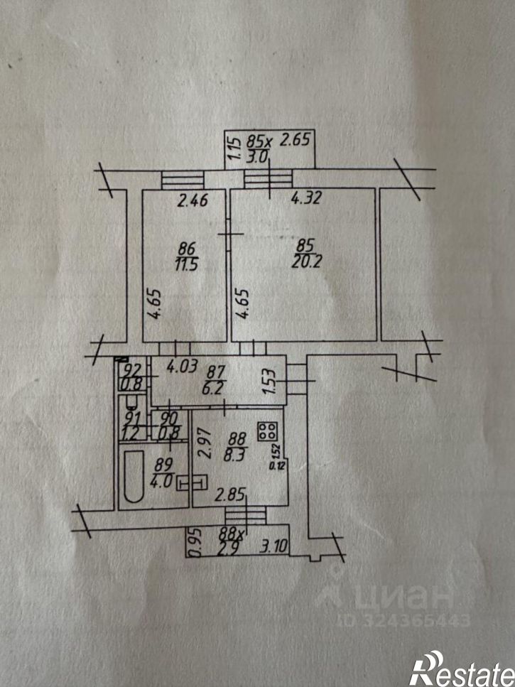 2-комн квартира Ворошиловский проспект, 50,  д. 50