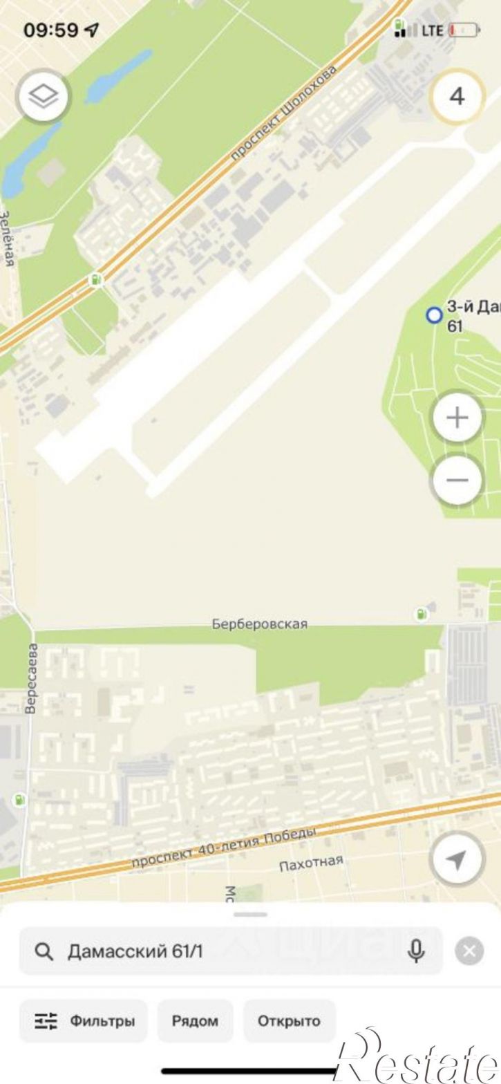 Земельный участок 3-й Дамасский пер, 61/1,  д. 61/1