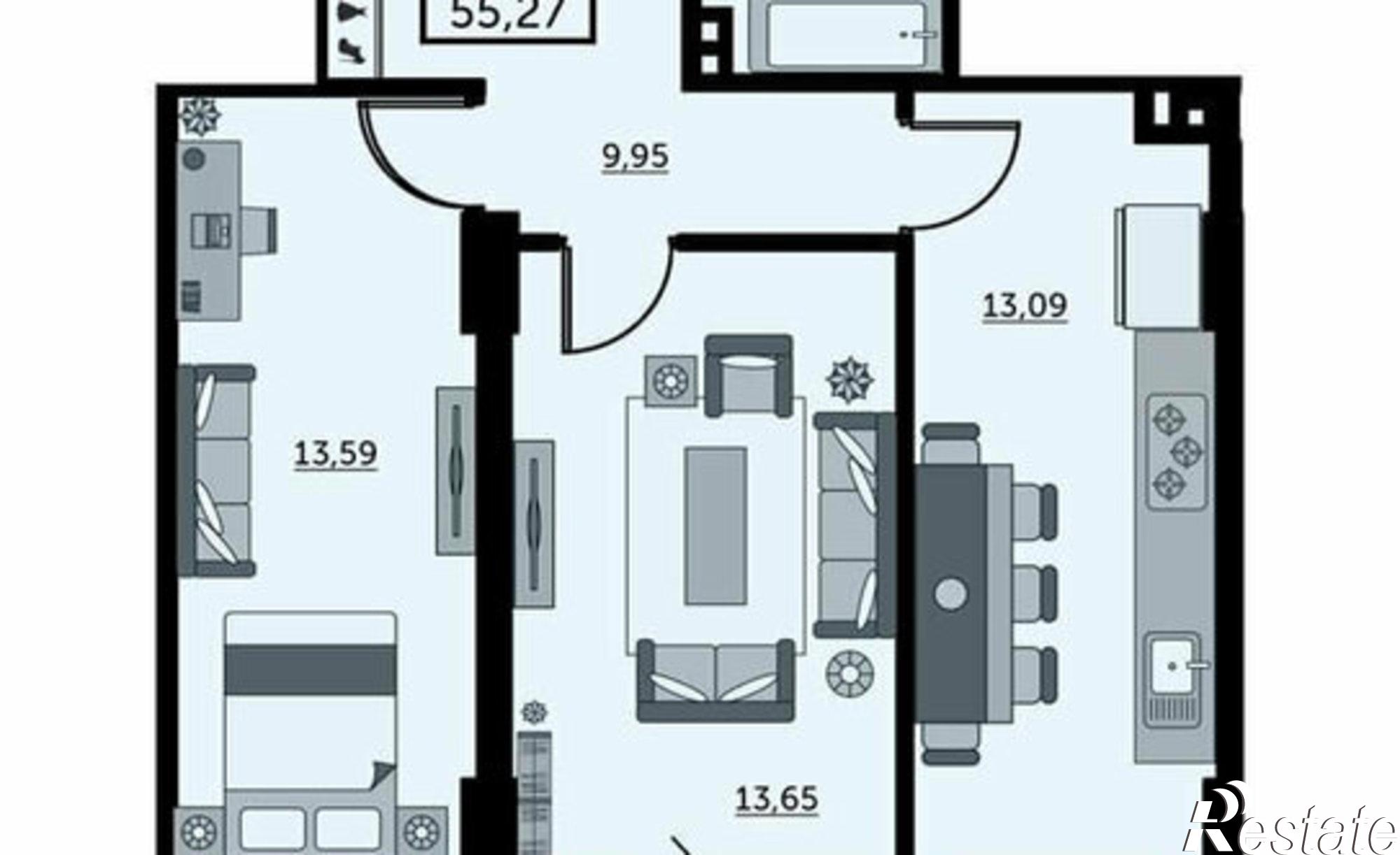 Купить квартиру за 7 131 750 рублей на ул 23-я линия, 58