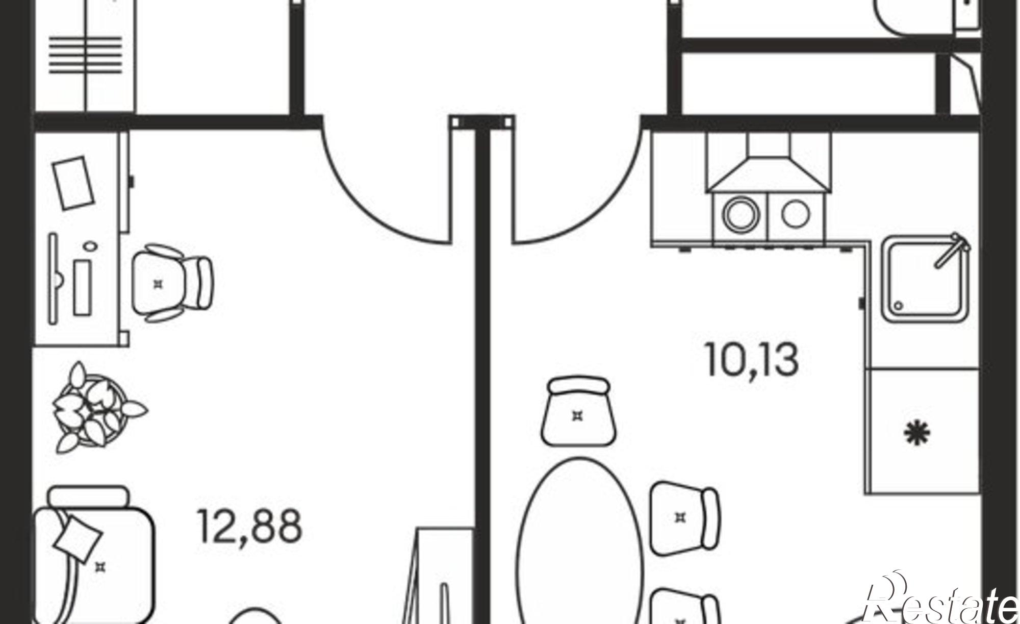 Купить квартиру за 17 580 000 рублей на ул Текучева, 205а