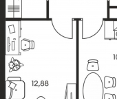 4-комн, 111 кв м, этаж 15/19 ул Текучева, 205а