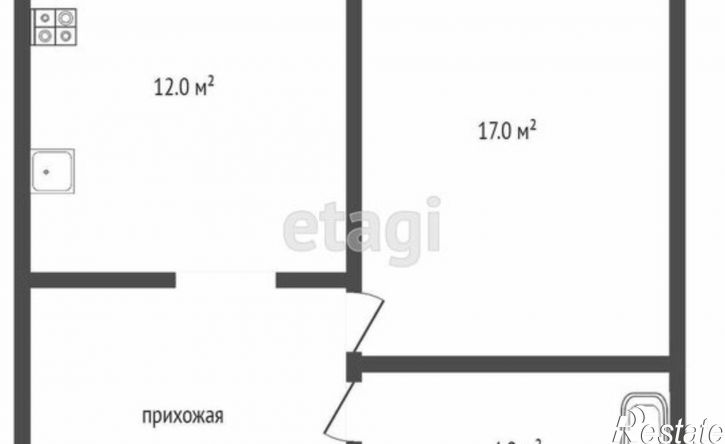 1-комн квартира 2-я Краснодарская улица, 169Б с2,  д. 169Б с2