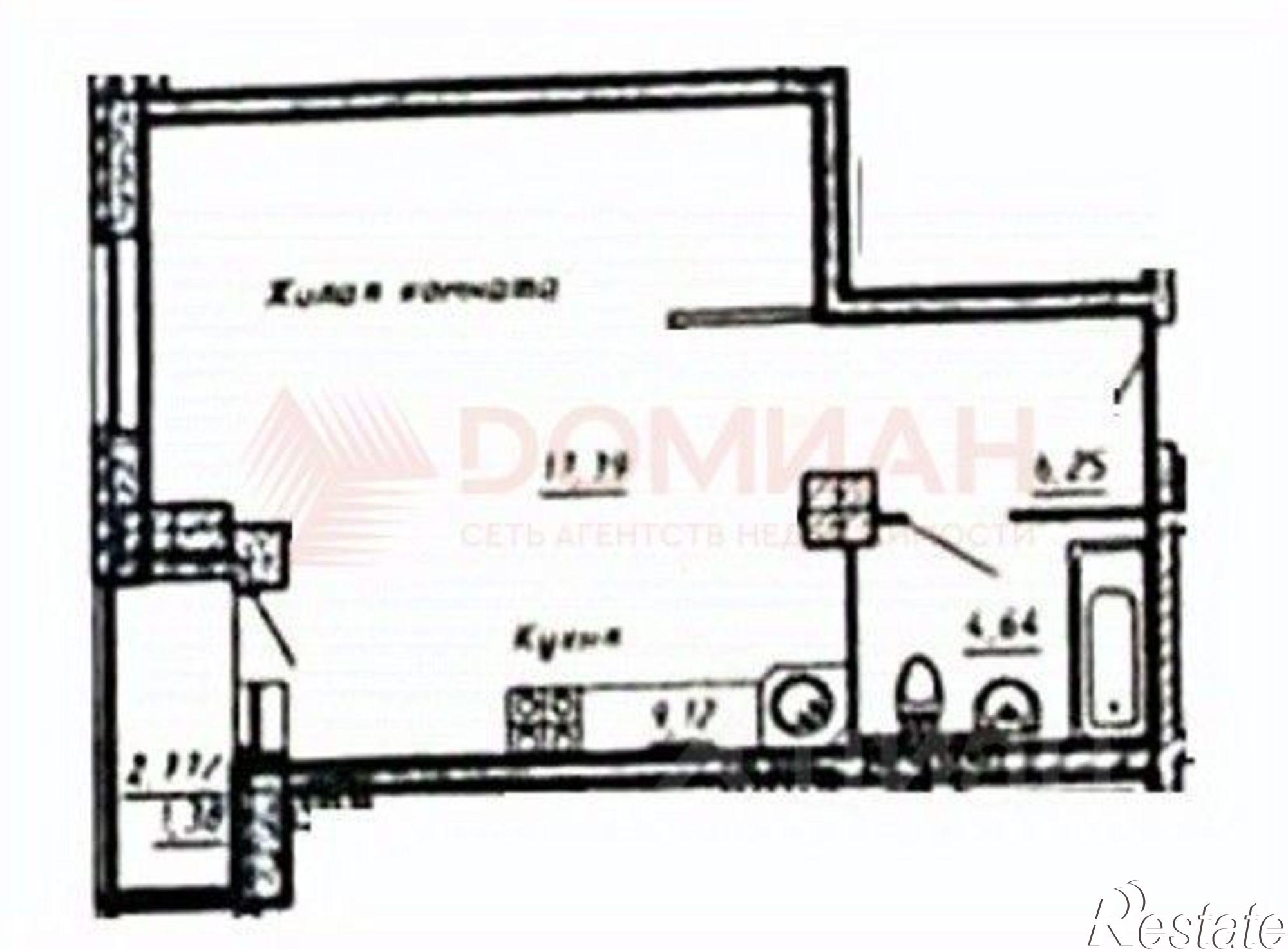 Купить квартиру за 5 900 000 рублей на бульвар Комарова, 18/3 с1