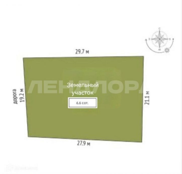 Земельный участок Касательный переулок