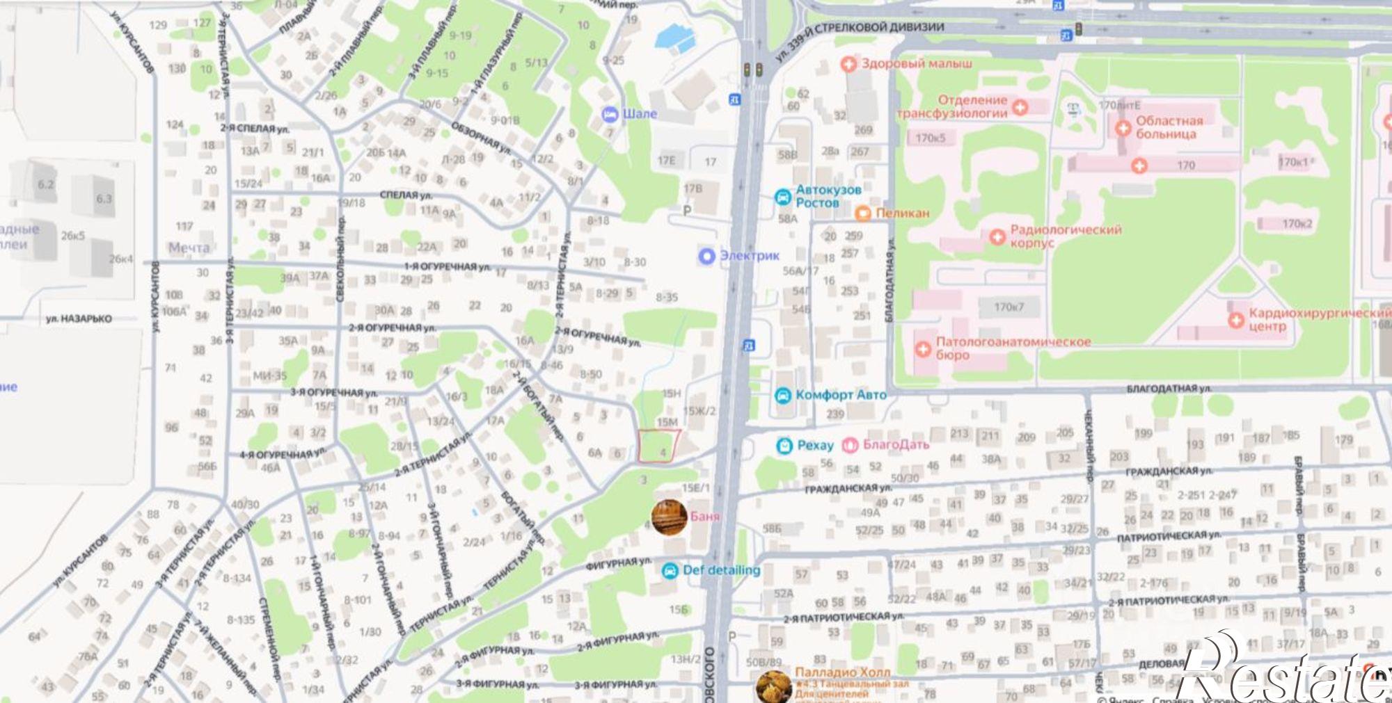 Купить землю, земельный участок за 16 500 000 рублей на Тернистая улица, 1А