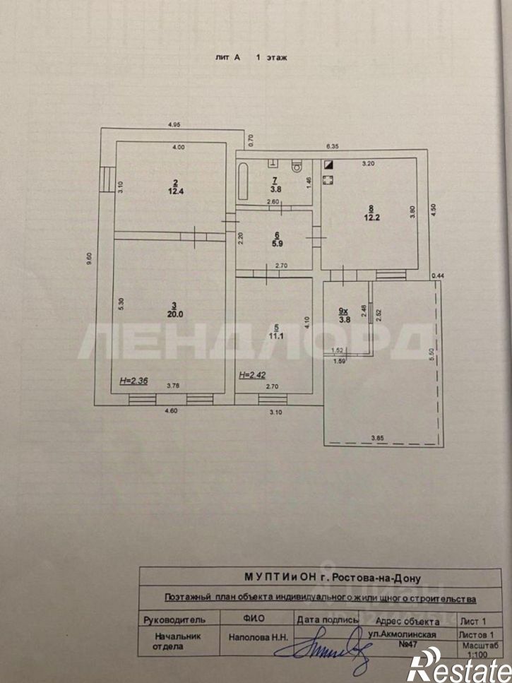 Коттедж/дом Акмолинская улица, 55,  д. 55