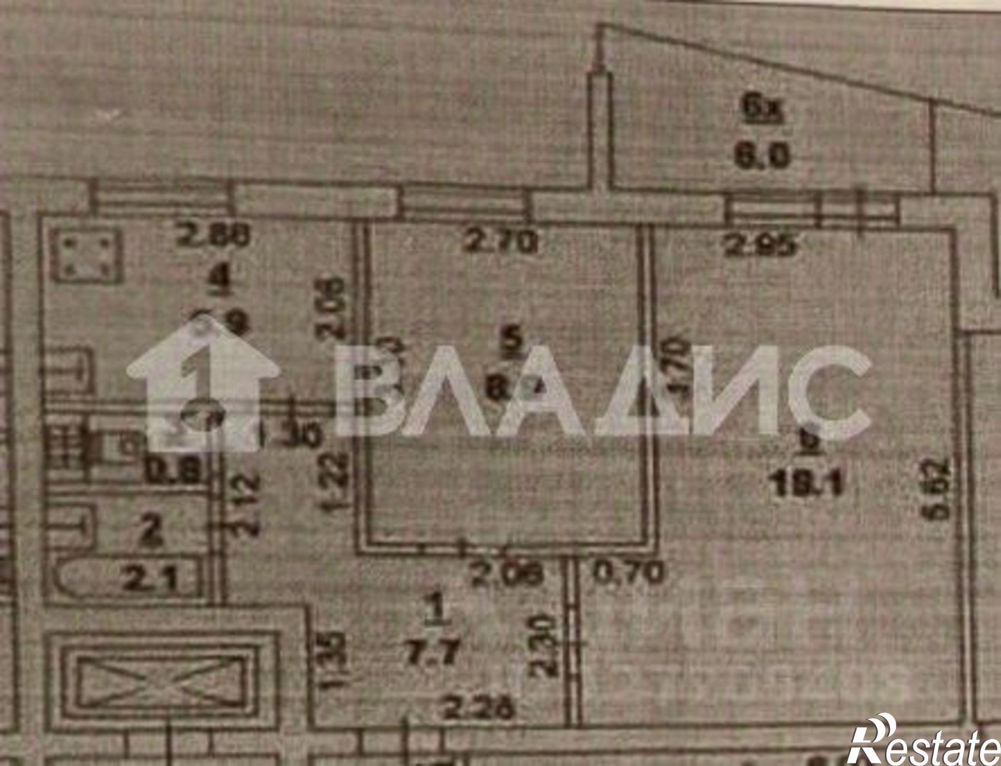 Купить квартиру за 5 300 000 рублей на проспект 40-летия Победы, 69/8