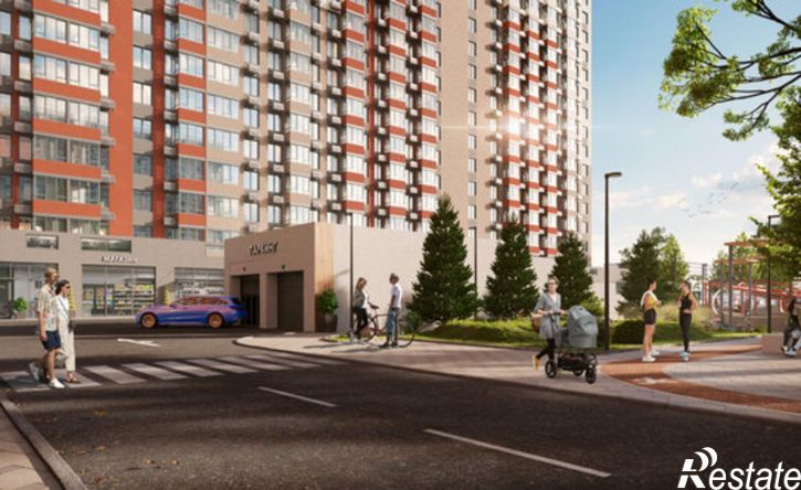 1-комн квартира в новом доме улица Малиновского, 33б стр 1,  д. 33б стр 1