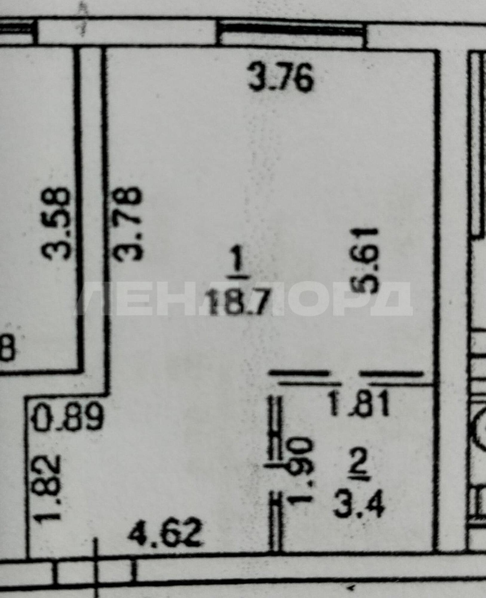 Купить студию за 2 800 000 рублей на улица Мечникова, 130