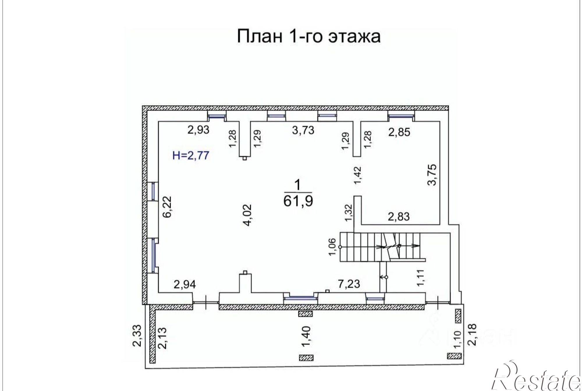 Купить ОСЗ, отдельно стоящее здание за 49 750 000 рублей на ул Пушкинская, 79