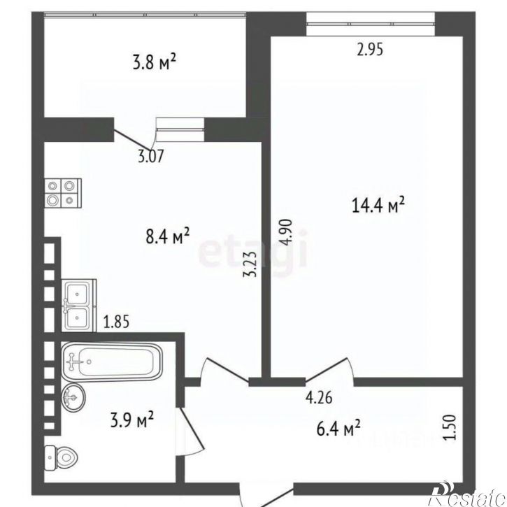 1-комн квартира пр-кт Шолохова, 211/2,  д. 211/2