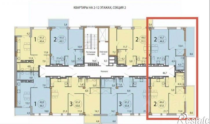 2-комн квартира ул Ченцова, 30,  д. 30