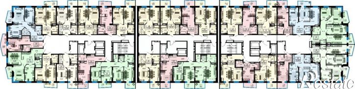 2-комн квартира в новом доме ул 23-я линия, 54 12,  д. 54 12,  к. 12
