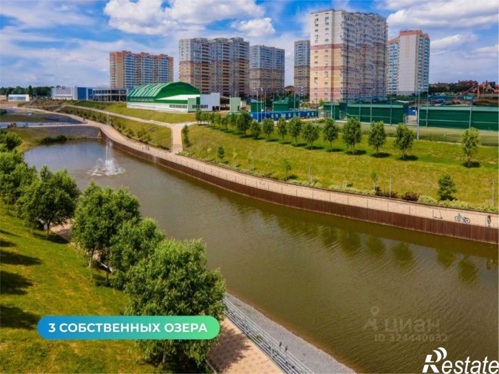 1-комн квартира в новом доме улица Костенко, 6